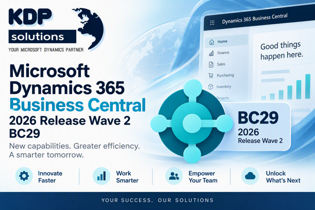 Business Central 2026 Release Wave 2 BC29