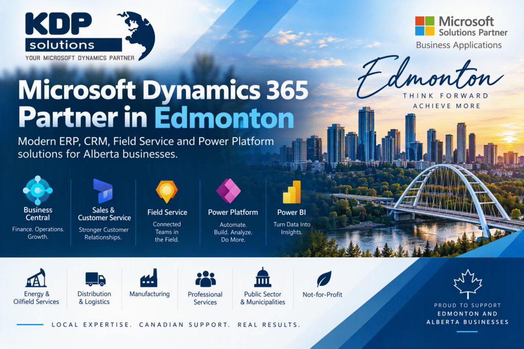 Microsoft Dynamics 365 Partner in Edmonton